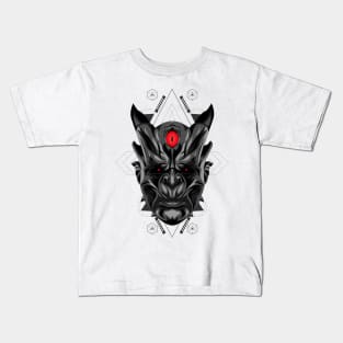 devil head mask Kids T-Shirt